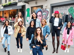 Influenceri români în stiluri moderne și atrăgătoare.