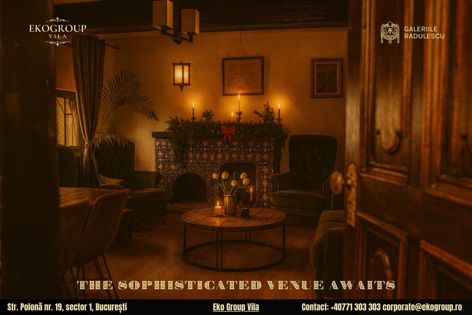 Destinații de Crăciun în București: O Eleganță Desăvârșită la Crăciunul Anilor ’30 la Eko Group Vila